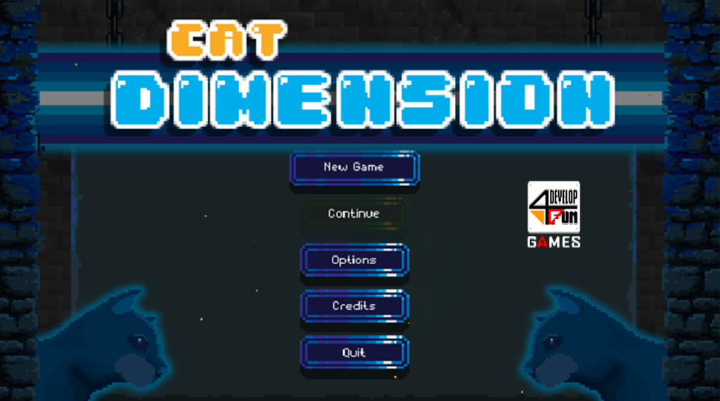 Cat Dimension - Main Menu